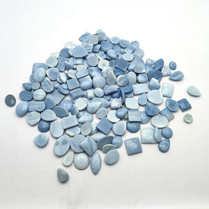 หินอัญมณีทรงหลวมขนาด10-20มม. โอปอลสีฟ้าธรรมชาติทรงลูกแพร์ทรงสี่เหลี่ยมผืนผ้าวัสดุคริสตัล IGI iroc - Product Image 1