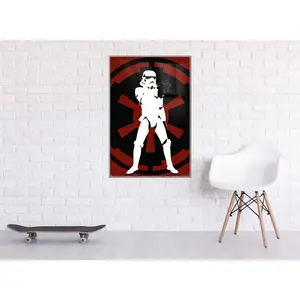Póster de Star Wars Stormtrooper que brilla en la oscuridad, diseño especial impreso digitalmente en material plástico duradero - Product Image 5
