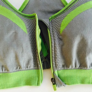 Sujetador deportivo con cremallera para mujer, sujetadores deportivos de realce, sin aros, a prueba de golpes, gimnasio, Fitness, correr, Yoga, chaleco, Tops deportivos, 5 colores - Product Image 4