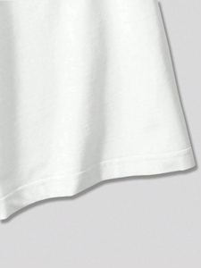 Camiseta con estampado de pantalla cuadrada de algodón 100% para hombre, Camiseta corta recortada de gran tamaño con estampado de pantalla sólida, camiseta Oneck para hombre - Product Image 5