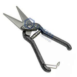 Tijeras de pezuña de oveja de alta resistencia de primera calidad, Cuchillas dentadas súper afiladas, recortadora de pezuñas de 9 ", cortador de tijeras de corte de pezuña de cabra - Product Image 1