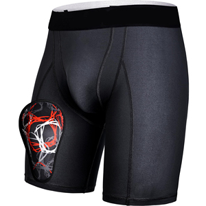 Spandex & Polyester Material Made Men Compression Shorts Gym Fitness Workout Clothing Men Compression Shorts - Product Image 1