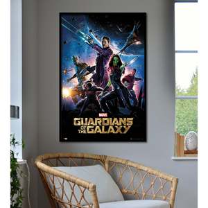 Póster principal de Guardianes de la Galaxia con diseño vertical moderno, hoja de papel individual - Product Image 1