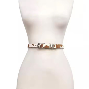 Precio de fábrica Genuino Cinturón de cuero de vaca hecho a medida Cinturón de cuero de vaca de moda con estilo de alta calidad - Product Image 4