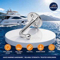 Crochet mural en acier inoxydable 316 pour chapeaux, manteaux et vêtements, 47x28mm, crochet à languettes pour serviettes et auvents, accessoires de quincaillerie pour yachts et bateaux