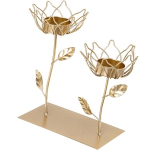 Bougeoir chauffe-plat de style moderne avec porte-verre parfait pour la décoration intérieure, les fêtes d'anniversaire et de mariage - Product Image 4