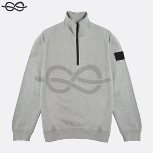 Suéter informal para hombre al aire libre, suéter de alta calidad con media cremallera, transpirable, sudaderas de secado rápido, bordado anticontracción, ODM de verano - Product Image 1