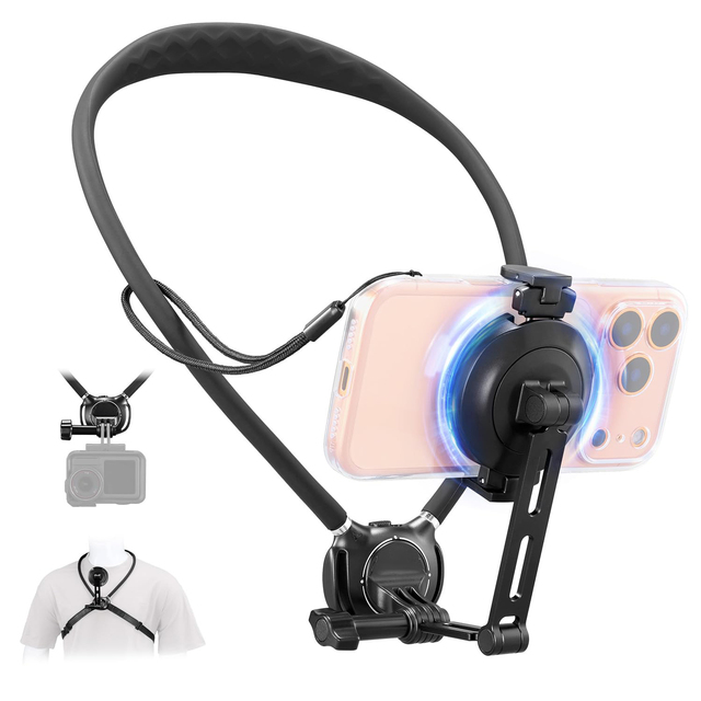 Flexible Aluminum Alloy Multi-functional Clip Phone Mount for for & Action Camera Adapter