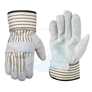 Gants de sécurité résistants à la chaleur personnalisés Protection Vêtements de travail Gants de sécurité Gants de sécurité en cuir - Product Image 1