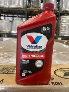 Valvoline VV1556 High Mileage with MaxLife Technology <b>SAE</b> <b>5W</b>-<b>30</b> Synthetic Blend Motor Oil 1 QT pack of 6 - Product Image 2
