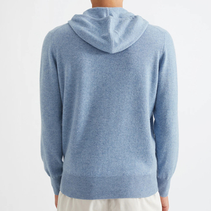 Veste à capuche de piste en polaire marron à manches longues pour hommes de marque de haute qualité veste à capuche en gros à motif imprimé élégant - Product Image 3