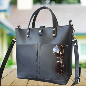 Indian Handmade Genuine Leather Hand <b>Bag</b> For Women Classic And Vintage Office And Daily Use - Product Image 1