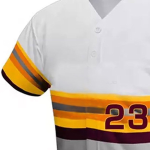El mejor diseño, uniforme de béisbol ligero de 100% poliéster para hombres, logotipo personalizado, ropa para exteriores - Product Image 5