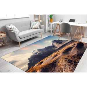 Vestrahorn Mountain Landscape <b>Rug</b>, Iceland <b>Rugs</b>, Mountain Landscape <b>Rugs</b>, Landscape <b>Rugs</b>,<b>Chenille</b> <b>Rug</b> - Product Image 3