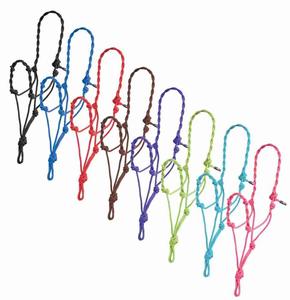 Licol de selle western en nylon tressé durable avec bride perlée assortie – Équipement équestre haut de gamme (couleur personnalisable) - Product Image 6