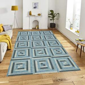 พรมปักลายอินเดียอเนกประสงค์เป็นมิตรต่อสิ่งแวดล้อมมีสไตล์หรูหราพรมปูพื้นพื้นที่ห้องสไตล์ทิเบต - Product Image 6