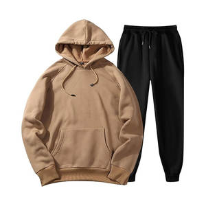 Custom 2-Piece Tracksuit Set | Half-<b>Zip</b> Hoodie & <b>Jogger</b> Pants | Zipper <b>Pocket</b> Design | OEM ODM Streetwear Sportswear Wholesale - Product Image 1