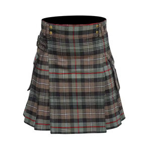 Tartan écossais Kilt Fabriqué au Pakistan Hommes Jupe courte Traditionnel Highland Tartan Kilt Mini Jupes Prix de gros - Product Image 1