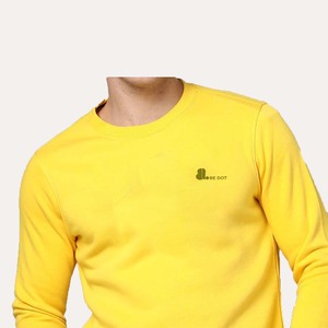 2026 nueva moda para hombre, sudadera delgada de cuello redondo, logotipo personalizado, algodón liso lavado con ácido, sudaderas con capucha bordadas teñidas a la piedra - Product Image 3