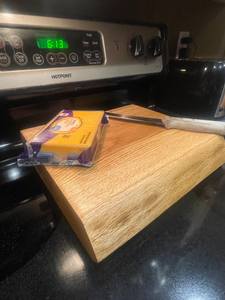 Planche à découper et plateau de service en bois Forme rectangulaire durable 12mm d'épaisseur - Product Image 3