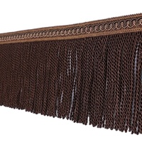 Frange métallique personnalisée en fil d'or OEM, garnitures torsadées or et argent de haute qualité, lavables et durables pour vêtements