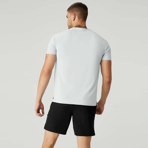 Camiseta atlética de secado rápido para hombre, de manga corta Camiseta deportiva que absorbe la humedad para gimnasio, correr y deportes, rendimiento transpirable - Product Image 3