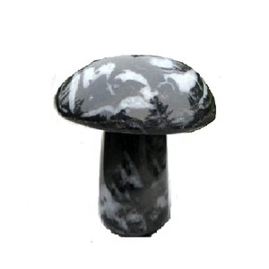 Haute qualité cristal champignon zèbre agate Gua Sha corps naturel grattage outil de Massage visage pierre précieuse champignon en gros - Product Image 1