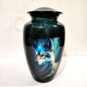 Urne funéraire artisanale en métal pour cendres d'amis et de proches, prix de gros, urne funéraire en laiton personnalisée - Product Image 5