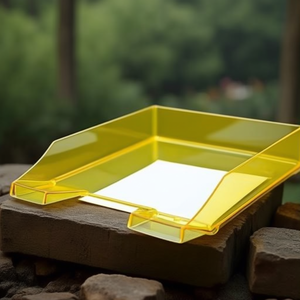 HAN Classic - Organizador de Archivos Transparente Amarillo de Poliestireno DIN A4/C4 - Product Image 3