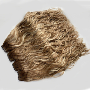 欧洲雷米原发双拉直卷发，波浪状人发，海滩波浪，天才式编织，平衡染色 - Product Image 1