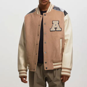 Chaqueta Bomber para Hombre, Fabricada por OEM, Personalizada 2025, Transpirable, de Lona, con Cuello Alto, Logotipo Frontal, con Capucha, Tallas Grandes - Product Image 3