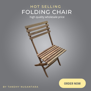 Simple Modern Garden <b>Chair</b> Wooden <b>Folding</b> <b>Chair</b> Teak Wood Water Base Outdoor Activities Wooden Furniture - Product Image 6