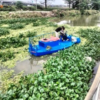 Bateau broyeur de jacinthe d'eau/tondeuse à herbe disponible dès maintenant en stock, expédition directe d'usine.
