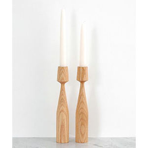 Bougeoir en bois pour décorations de maison et d'hôtel Piliers en bois pur Bougeoir support à bas prix Nouvelle dernière conception en gros - Product Image 3