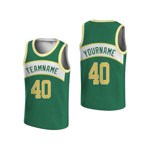 Maillot de basket-ball personnalisable pour hommes, impression personnalisée de nom et de numéros pour femmes et jeunes - Product Image 1