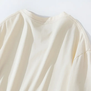 เสื้อยืดผ้าฝ้ายแฟชั่นลำลองสำหรับผู้ชายใส่100% คอกลมผ้าถักสำหรับวัยรุ่นเสื้อผ้าแนวสตรีทไซส์ใหญ่ปกติ - Product Image 3