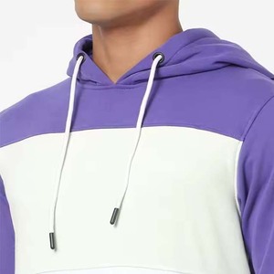 Vente en gros de pull surdimensionné uni personnalisé pour hommes 100% coton Streetwear lourd Terry sweats à capuche français sweat à capuche surdimensionné - Product Image 3