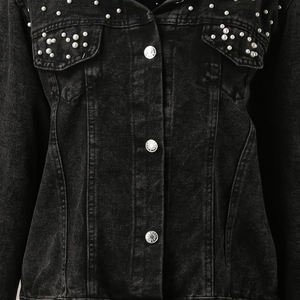 Top Trend High Quality Men Winter Denim <b>Jacket</b> Best Style Regular Size <b>Rhinestone</b> Denim <b>Jacket</b> For Men - Product Image 5