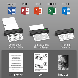 Impresora Portátil sin Tinta Compatible con IOS/Android para Laptop, Incluye Papel de Impresión, 30 Hojas de Papel, Garantía de 1 Año - Product Image 6
