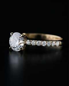 Anillo de Compromiso de Plata 925 con Diamante Moissanite VVS, Engaste Personalizado, Baño de Rodio, para Aniversarios y Fiestas - Product Image 4