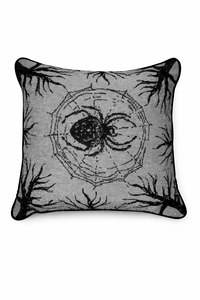 spider cushion styled Jacquard Cotton & Polyester cushion with 100% Polyester Fiber Filling - Product Image 3