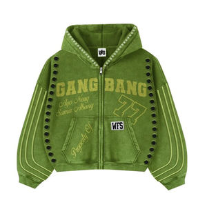 เสื้อฮู้ดดี้ผ้าฝ้ายเฟรนช์เทอร์รี่ 100% ซักกรด ทรงปกติ ใส่ได้ทั้งชายและหญิง สไตล์ลำลองสำหรับฤดูหนาว แฟชั่นสตรีทแวร์สุดเทรนดี้ รับสกรีนโลโก้ตามแบบ - Product Image 4