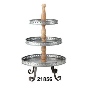 Support de gâteau galvanisé avec un niveau oxyder fini pour les hôtels et les fêtes de mariage - Product Image 3