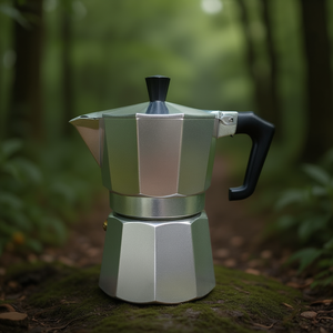 Cafetera moka de aluminio Italexpress de 3 tazas para usar en la estufa - Product Image 3