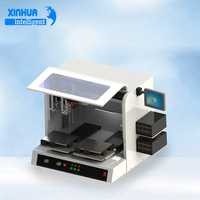 Machine de distribution et de durcissement de colle UV tout-en-un, distributeur automatique de colle UV de bureau avec durcissement LED pour lentilles optiques