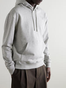 Sweat-shirt à capuche unisexe en molleton 100% coton de couleur crème, 300 g/m², pour hommes et garçons, par Ako - Product Image 2