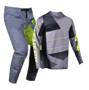 Conjunto de Jersey y Pantalones de Motocross - Ropa Deportiva de Talla Grande, Poliéster de Secado Rápido, Traje de Carreras de Motocross Personalizable - Product Image 6