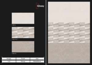 Carreaux muraux en céramique modernes 300x600mm pour salle de bain et cuisine, finition brillante ou mate, surface sculptée effet sucre, design mural intérieur luxueux - Product Image 4