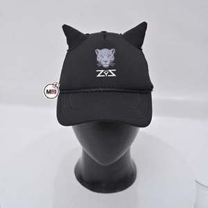 Gorra de camionero Vintage para hombre, gorra de béisbol estructurada con Cierre trasero, logotipo bordado personalizado, patrón de letras en tela común, al por mayor - Product Image 2