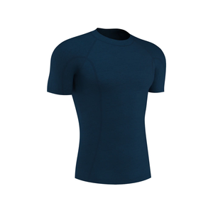 Quick dry compression <b>shirt</b> for men <b>moisture</b> <b>wicking</b> tight fit athletic workout t <b>shirt</b> - Product Image 4